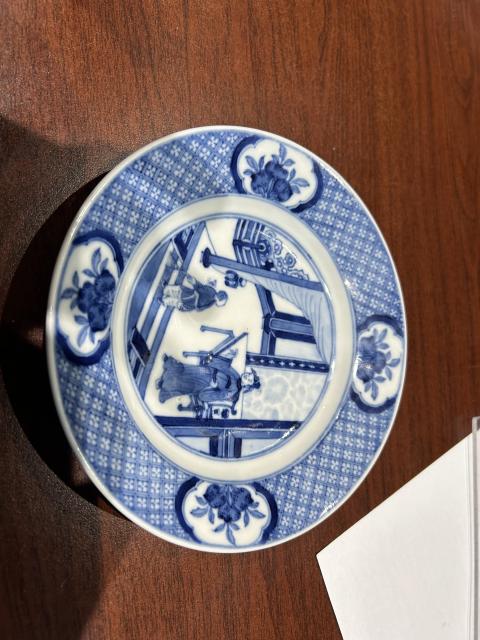 古玩陶瓷清早期人物紋青花盤 一屋掃天下拍賣,當前價格4500元