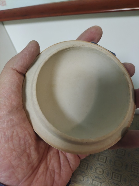 古玩陶瓷明代卵白釉豆拍賣,當前價格3800元