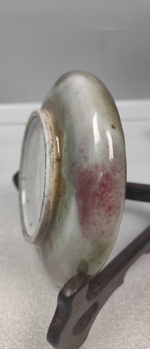 古玩陶瓷清光緒窯變釉豇豆紅鏜鑼洗拍賣,當(dāng)前價(jià)格4000元
