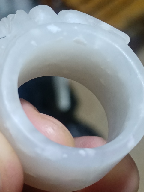 古玩玉器龍紋扳指拍賣,當前價格580元