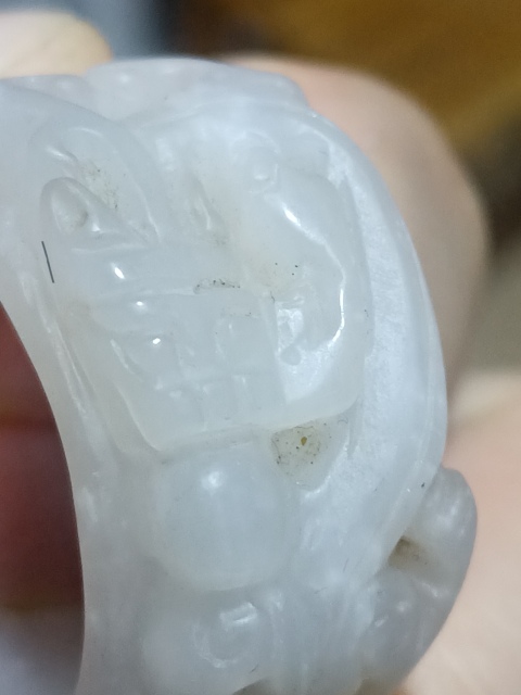 古玩玉器龍紋扳指拍賣,當前價格580元
