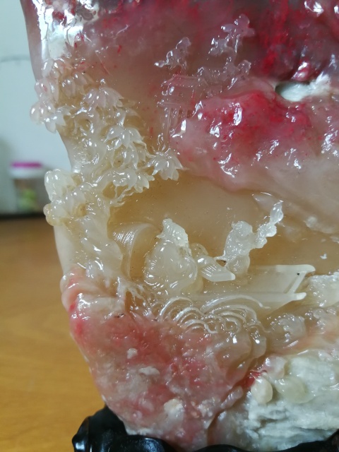 古玩玉器巴林芙蓉凍極品雞血石拍賣，當前價格360000元