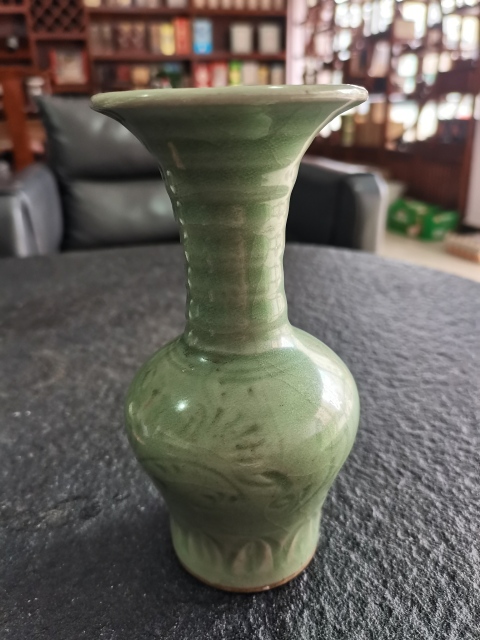 古玩陶瓷花觚拍賣，當(dāng)前價格5000元