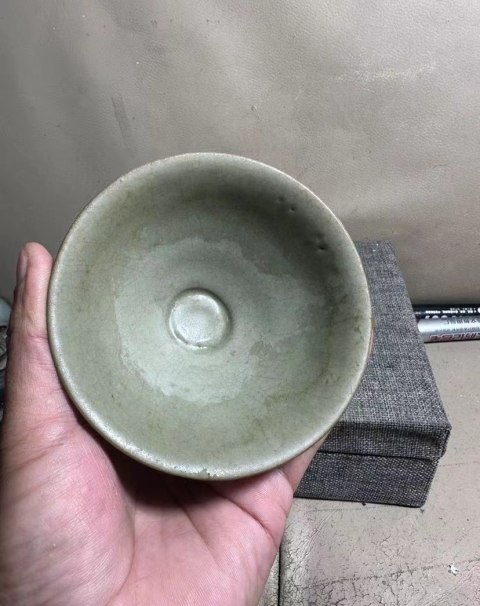 古玩陶瓷北宋耀州窯青釉盞拍賣,當(dāng)前價格15000元