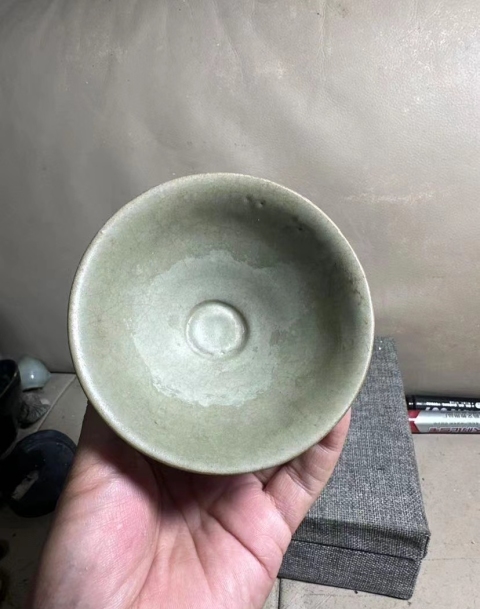 古玩陶瓷北宋耀州窯青釉盞拍賣,當(dāng)前價格15000元