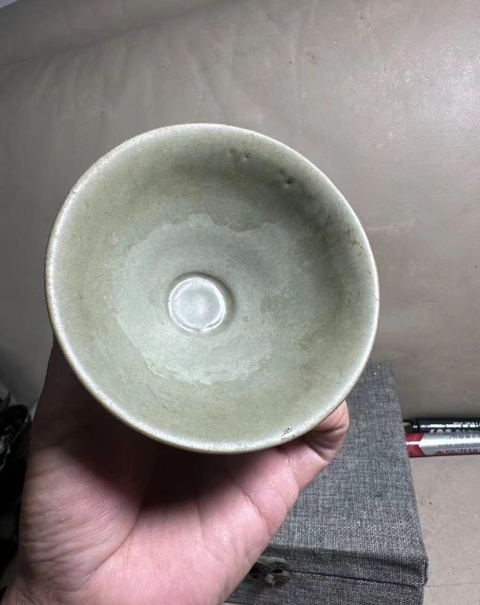 古玩陶瓷北宋耀州窯青釉盞拍賣,當(dāng)前價格15000元
