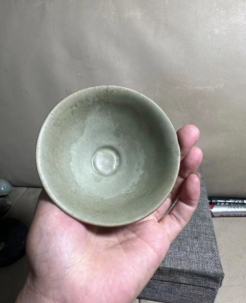 古玩陶瓷北宋耀州窯青釉盞拍賣,當(dāng)前價格15000元