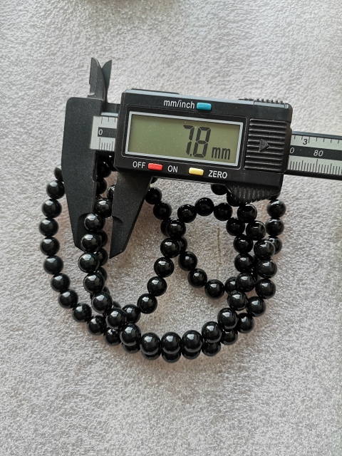古玩玉器天然翡翠（墨翠）珠鏈拍賣，當(dāng)前價格580元