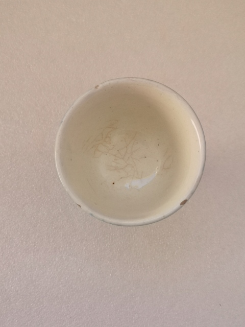 古玩陶瓷花卉紋青花高足杯拍賣，當前價格450元