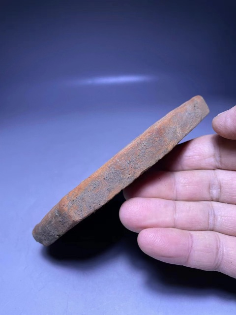 古玩陶瓷罕見清代陶胎八方八卦避邪牌拍賣，當前價格880元