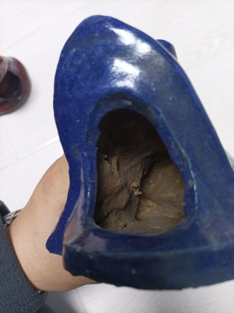 古玩陶瓷民國石灣窯蛙型鈞釉擺件拍賣,當前價格1580元