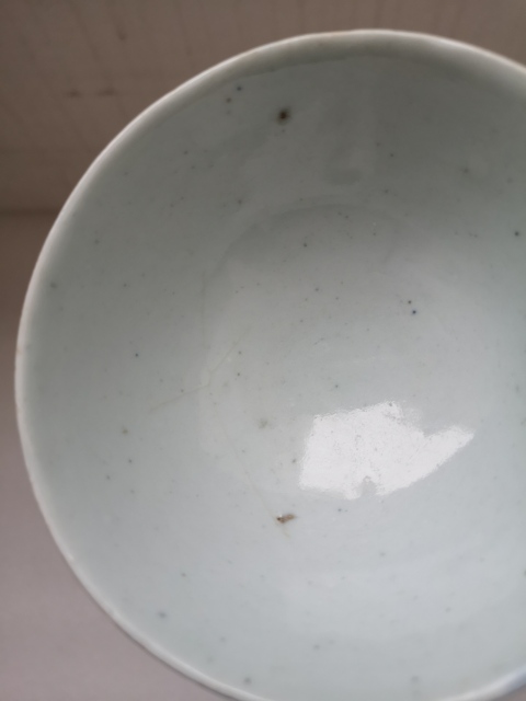 古玩陶瓷花卉紋青花碗拍賣,當前價格450元
