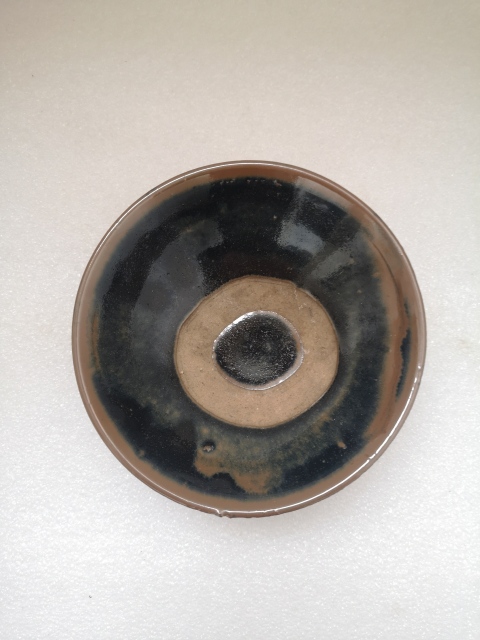 古玩陶瓷澀圈圈足小碗拍賣,當前價格298元