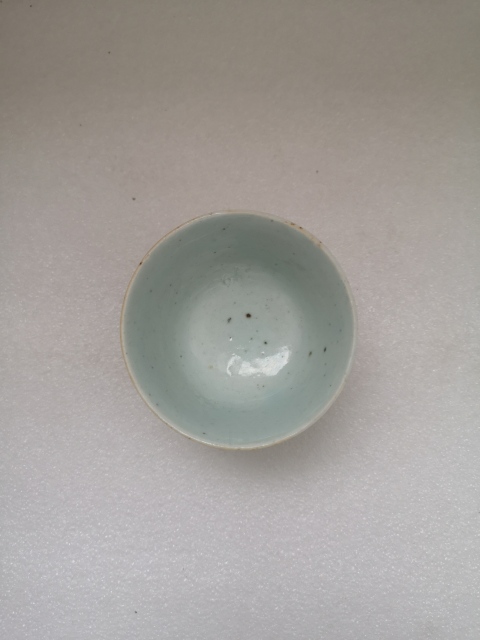 古玩陶瓷清代道光青釉杯拍賣,當前價格450元