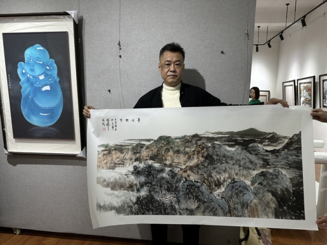 古玩字畫尚鵬飛大紅袍原作《翠嶺橫云》拍賣,當前價格4878元