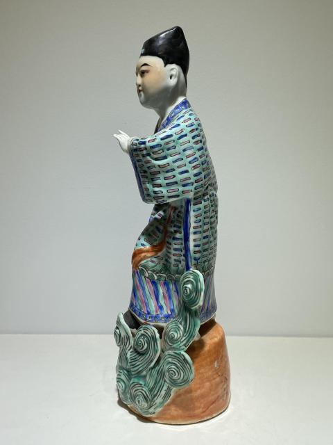 古玩陶瓷民國(guó)粉彩人物造像拍賣,當(dāng)前價(jià)格2888元