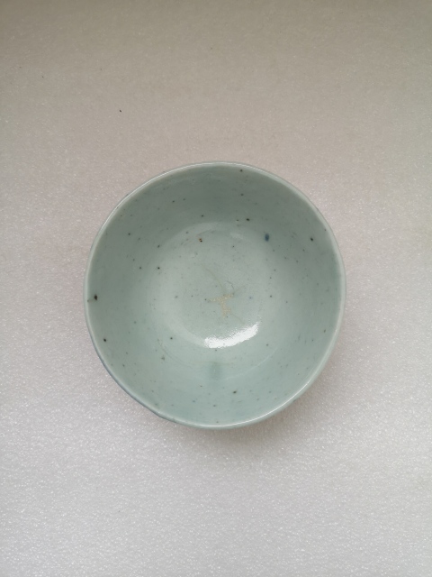 古玩陶瓷清代道光花卉紋青花碗拍賣,當前價格750元