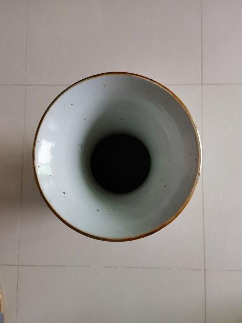 古玩陶瓷桃李賜宴花鳥紋粉彩瓶拍賣,當前價格28000元