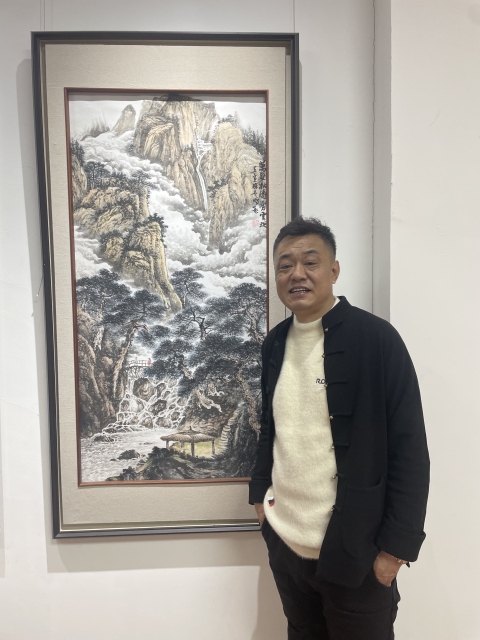 古玩字畫尚鵬飛.大紅袍書中原作《萬里松濤涌云煙》拍賣,當前價格4988元
