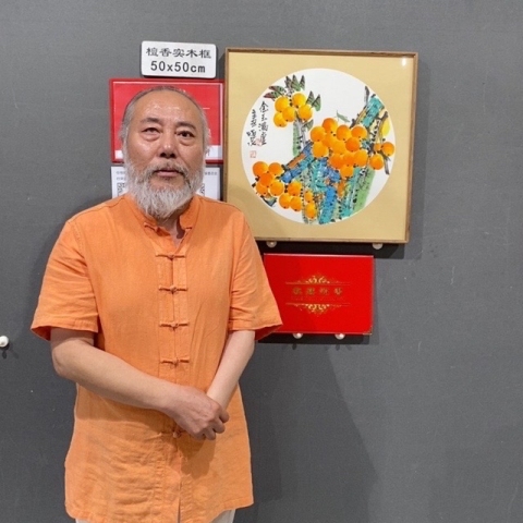 古玩字畫任恒泉老師精品斗方《金玉滿堂》拍賣,當前價格798元