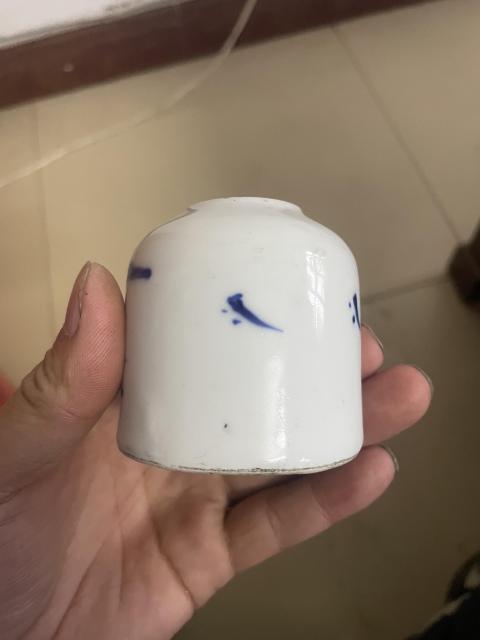 古玩陶瓷青花山水水盂拍賣，當前價格480元