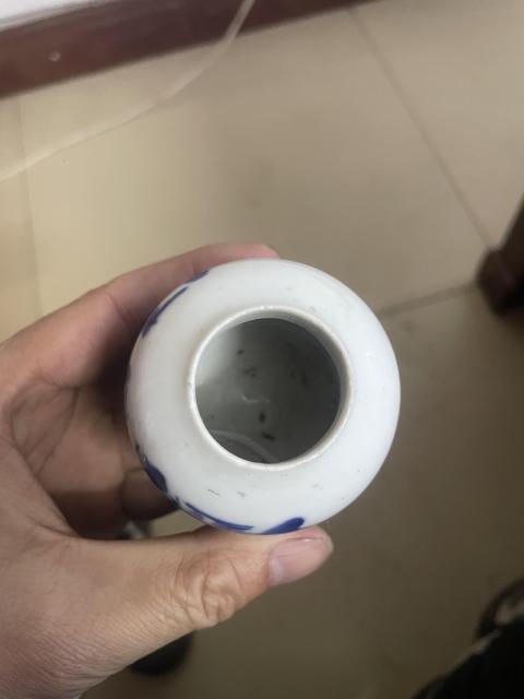 古玩陶瓷青花山水水盂拍賣，當前價格480元