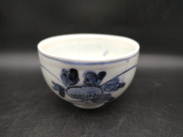 古玩陶瓷青花花卉紋蓮子碗拍賣，當前價格850元