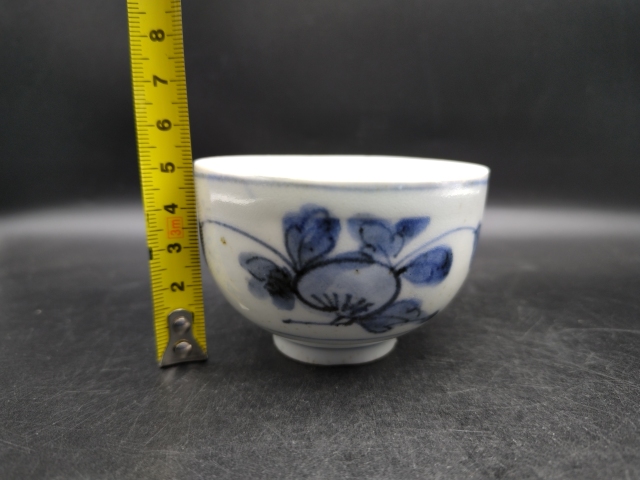 古玩陶瓷青花花卉紋蓮子碗拍賣，當前價格850元