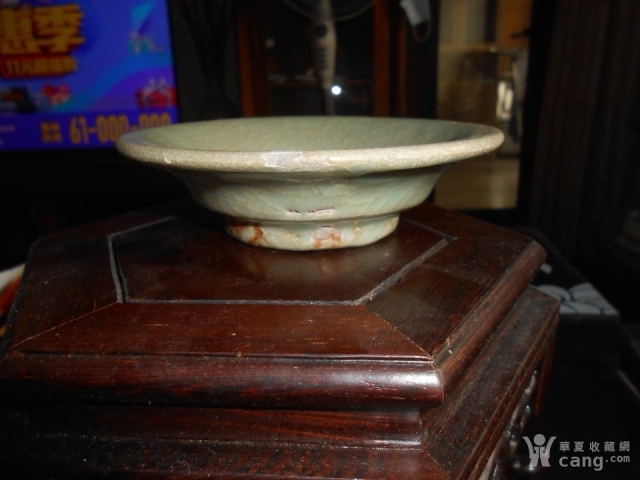 古玩陶瓷明代龍泉盤拍賣，當前價格1200元