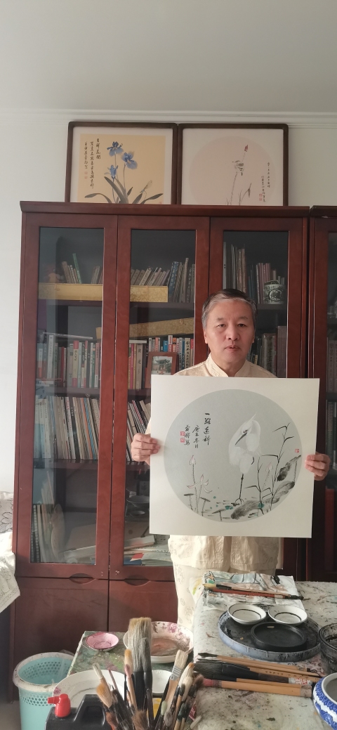 古玩字畫李愛輝《－路連科》拍賣，當(dāng)前價(jià)格655元