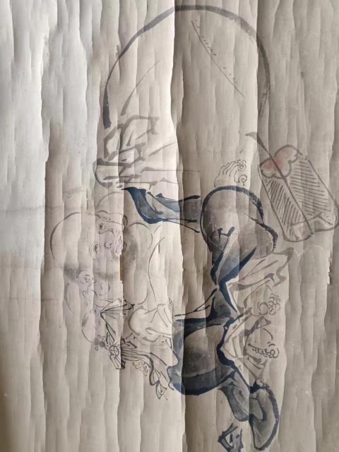 水墨画 布袋和尚 布袋和尚图- 国画- 概吧