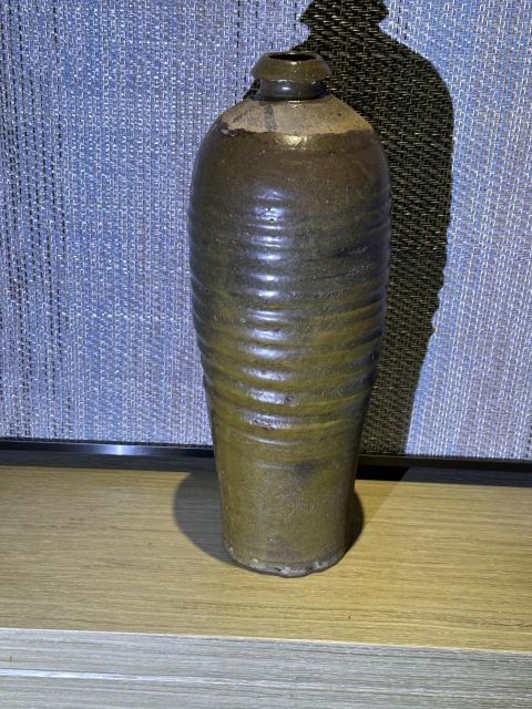 古玩陶瓷放個漏元代茶葉末梅瓶拍賣,當前價格6666元