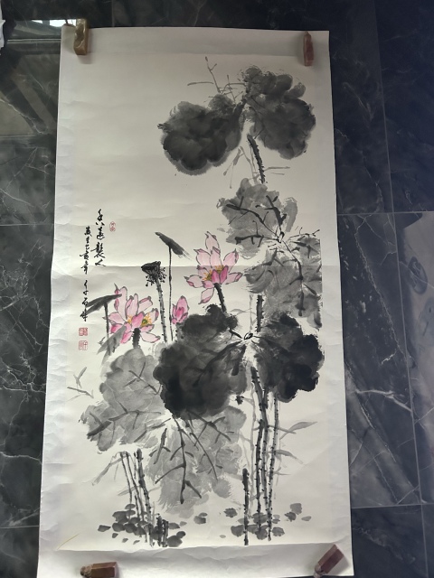 古玩字畫劉輝老師精品《香遠襲人》拍賣，當(dāng)前價格557元