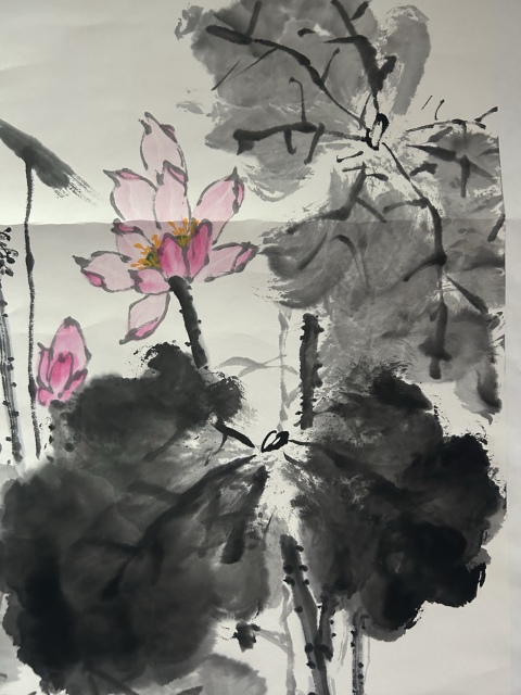 古玩字畫劉輝老師精品《香遠襲人》拍賣，當(dāng)前價格557元