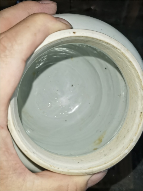 古玩陶瓷明代白釉罐拍賣，當前價格800元