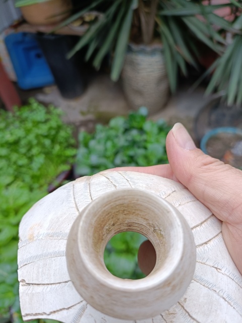 古玩陶瓷精品宋代磁州窯刻蓮花素胎標本拍賣，當前價格600元