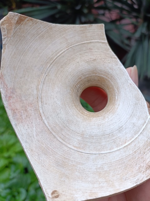 古玩陶瓷精品宋代磁州窯刻蓮花素胎標本拍賣，當前價格600元