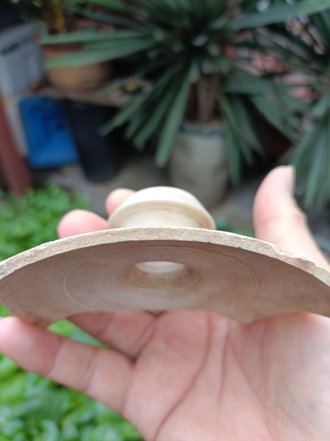 古玩陶瓷精品宋代磁州窯刻蓮花素胎標本拍賣，當前價格600元