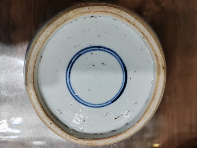 古玩陶瓷康熙青花百壽紋罐拍賣，當前價格5500元