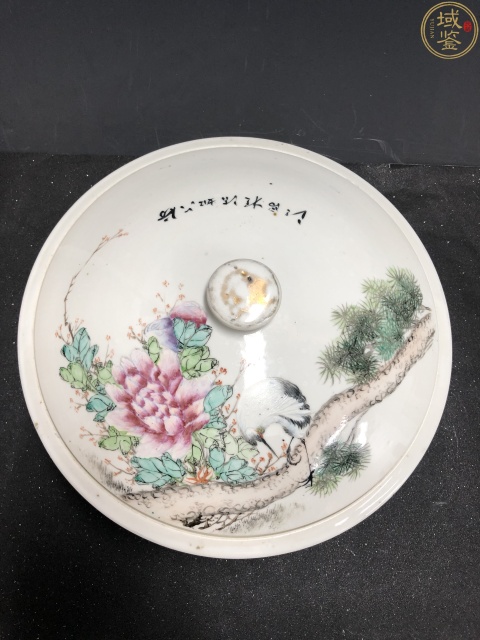 古玩陶瓷江西瓷業(yè)公司官窯款超細路粉彩鶴鹿同春一品鍋拍賣,當前價格5980元