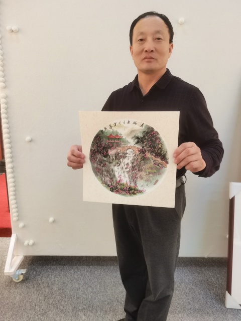 古玩字畫(huà)鄭顯慧老師精品《通幽》拍賣(mài)，當(dāng)前價(jià)格588元
