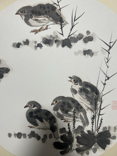 古玩字畫李發元老師精品《四季平安》拍賣，當前價格378元