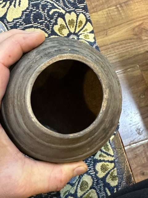 古玩陶瓷弦紋小罐拍賣,當前價格988元