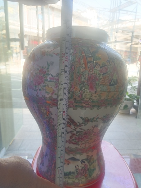 古玩陶瓷創匯廣彩人物將軍罐拍賣，當前價格5500元