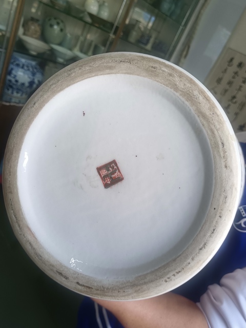 古玩陶瓷創匯廣彩人物將軍罐拍賣，當前價格5500元