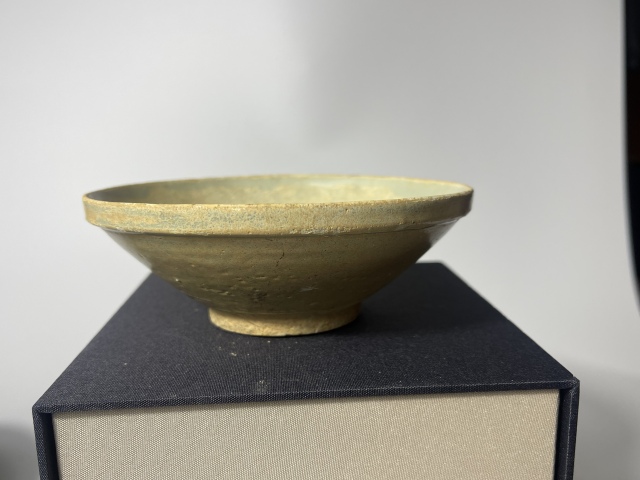 古玩陶瓷宋.青白釉直口斗笠碗拍賣，當前價格999元