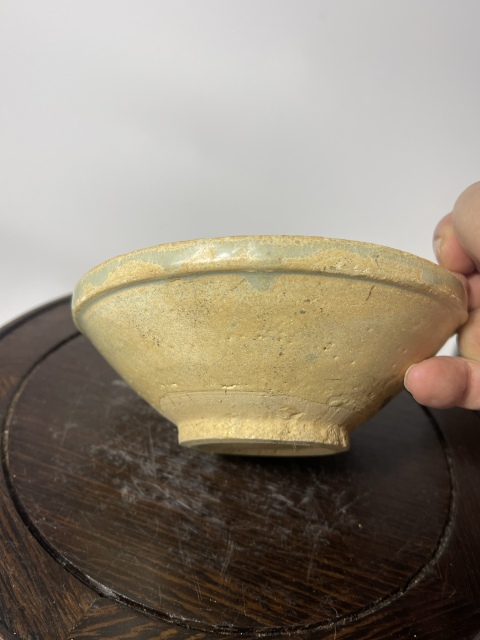古玩陶瓷宋.青白釉直口斗笠碗拍賣，當前價格999元