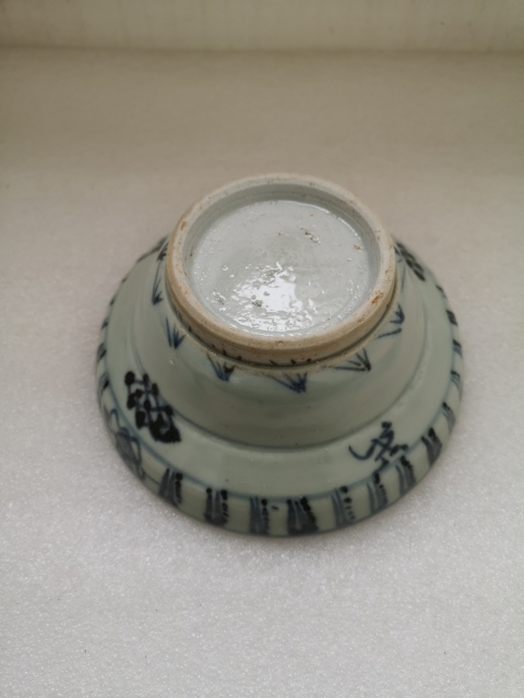 古玩陶瓷青花花卉紋折腰碗拍賣(mài),當(dāng)前價(jià)格780元