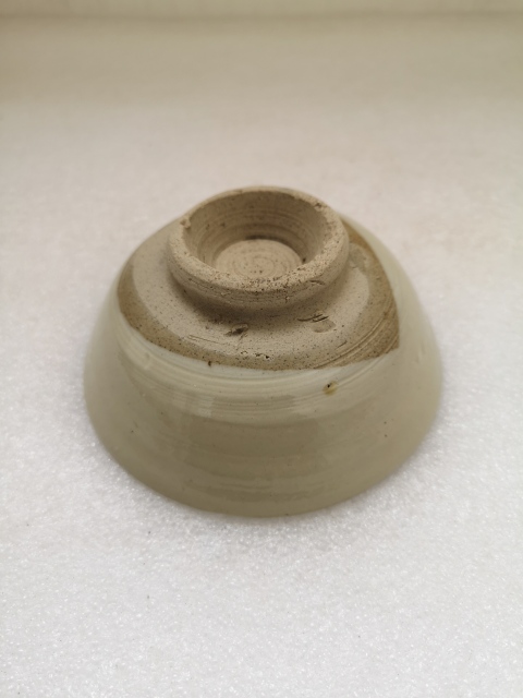 古玩陶瓷磁州窯白釉茶碗拍賣,當前價格680元