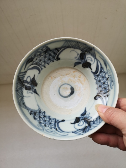 古玩陶瓷青花花卉紋折腰碗拍賣(mài),當(dāng)前價(jià)格780元
